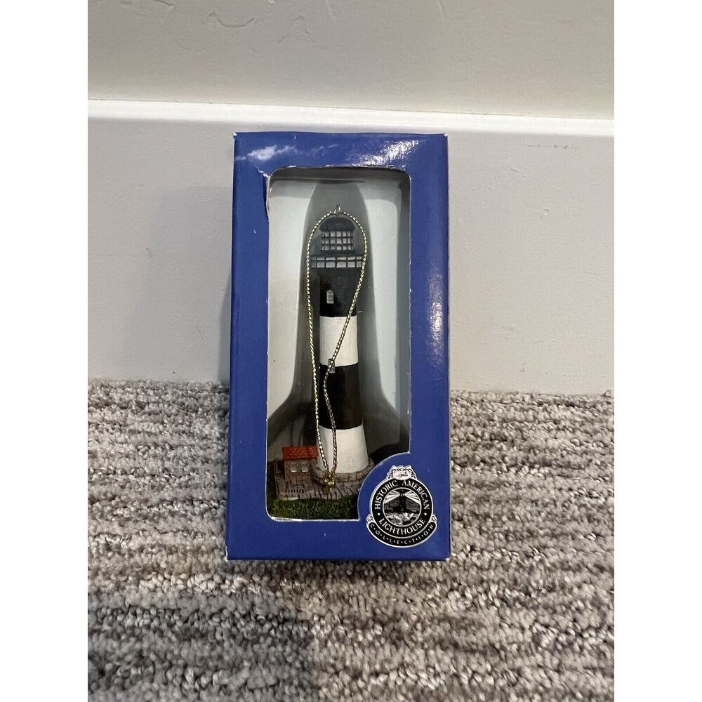 Vintage Christmas Ornament, Lefton,Historic American Lighthouse-New Presque Isle